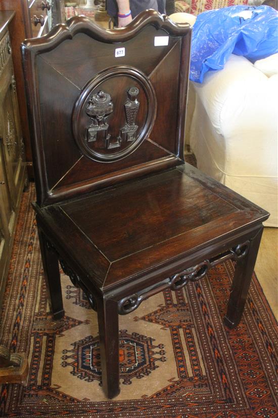 Hardwood Chinese chair